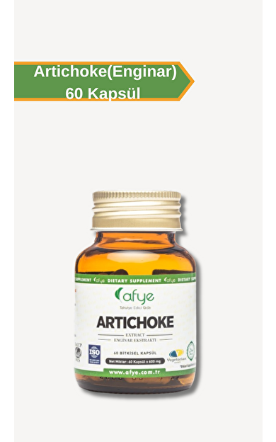 Afye Artichoke (Enginar) 60 Bitkisel Kapsül